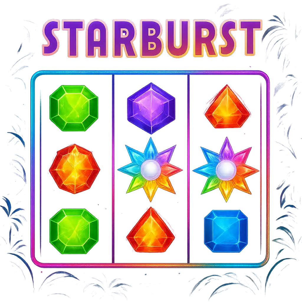 Starburst slot game cover art
